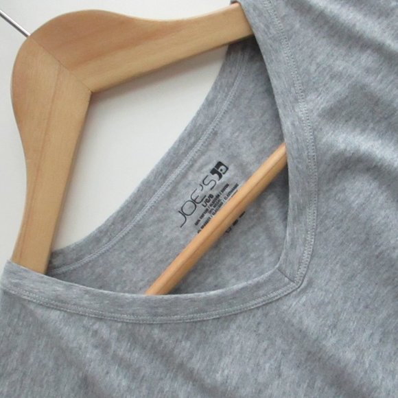 Joe's Jeans Tshirt Gray Vneck Size Large - Picture 3 of 9